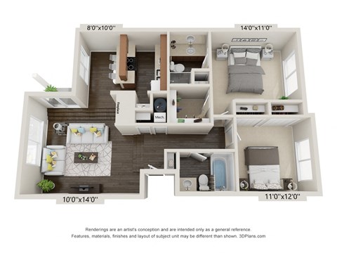 4616 Country Lane Studio-2 Beds Apartment for Rent - Photo Gallery 16